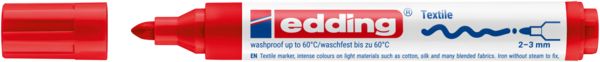 Produktbild: EDDING&reg; Textil Marker 4500, rot