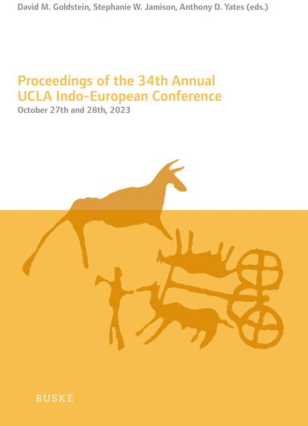 Produktbild: Proceedings of the 34th Annual UCLA Indo-European Conference