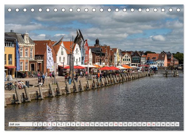 Produktbild: Schleswig-Holstein - Nordfriesland (Tischkalender 2026 DIN A5 quer), CALVENDO Monatskalender