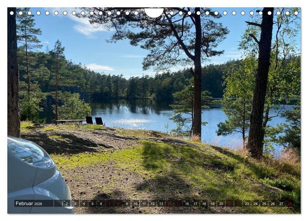 Produktbild: Wandern in Schweden - Einladung in die Natur (Wandkalender 2026 DIN A4 quer), CALVENDO Monatskalender