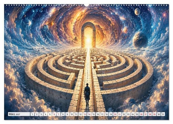 Produktbild: Zwischen Ausgang und Unendlichkeit (hochwertiger Premium Wandkalender 2027 DIN A2 quer), Kunstdruck in Hochglanz