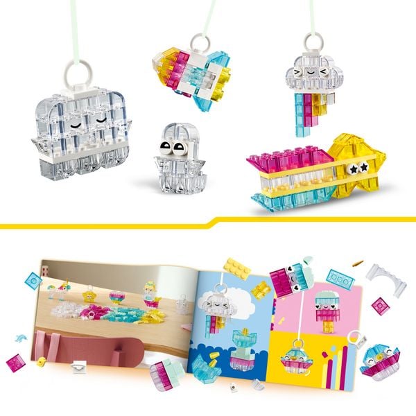 Produktbild: LEGO Classic Zauberbox mit durchsichtigen Steinen, Bunte Bausteine 11040