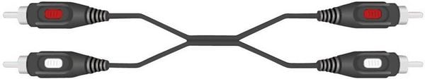 Produktbild: SpeaKa Professional SP-7869768 Cinch Audio Anschlusskabel [2x Cinch-Stecker - 2x Cinch-Stecker] 2.50 m Schwarz