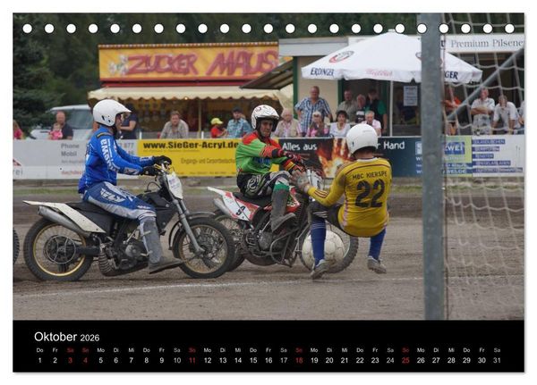 Produktbild: Motorsport: Motoball (Tischkalender 2026 DIN A5 quer), CALVENDO Monatskalender