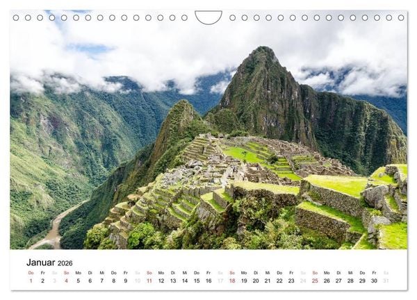 Produktbild: Peru - Land der Inkas und Alpakas (Wandkalender 2026 DIN A4 quer), CALVENDO Monatskalender