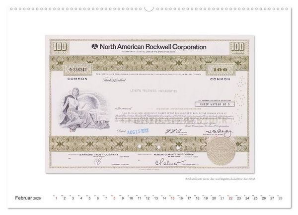 Produktbild: Aktien & Wertpapiere / CH-Version (hochwertiger Premium Wandkalender 2026 DIN A2 quer), Kunstdruck in Hochglanz