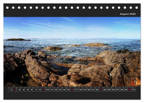 Produktbild: Schottland Panoramen (Tischkalender 2026 DIN A5 quer), CALVENDO Monatskalender