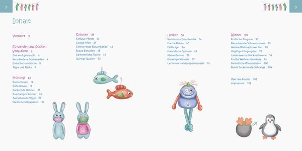 Produktbild: Niedliche Sockenfiguren