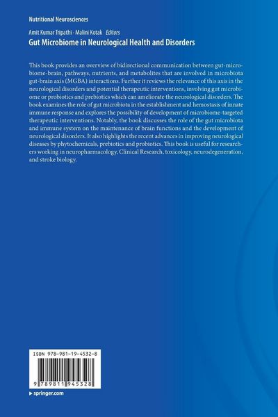 Produktbild: Gut Microbiome in Neurological Health and Disorders