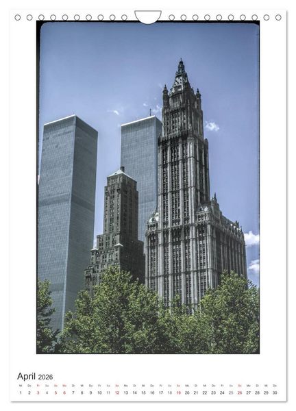 Produktbild: NEW YORK CITY - Vintage Views (Wandkalender 2026 DIN A4 hoch), CALVENDO Monatskalender