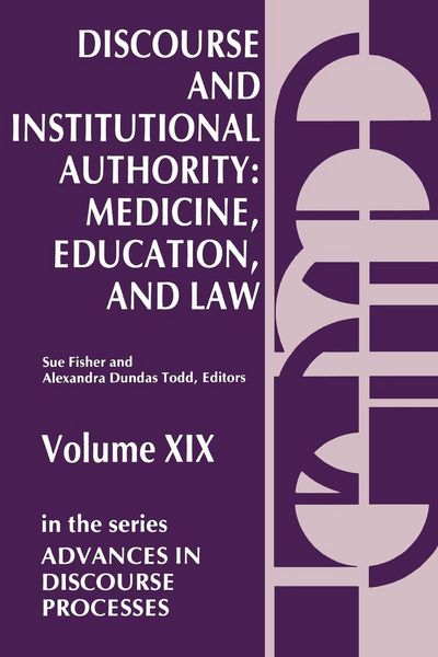 Produktbild: Discourse and Institutional Authority