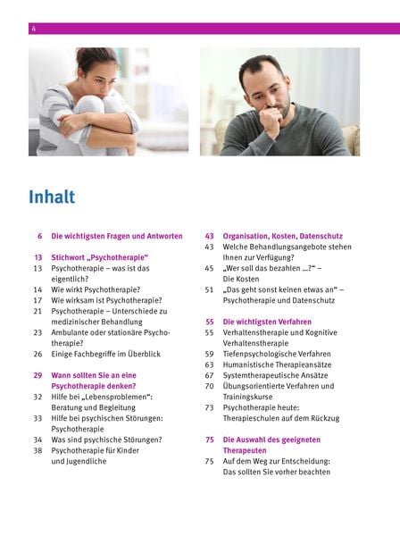 Produktbild: Psychotherapie