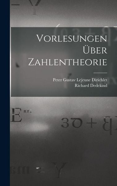 Produktbild: Vorlesungen &Uuml;ber Zahlentheorie