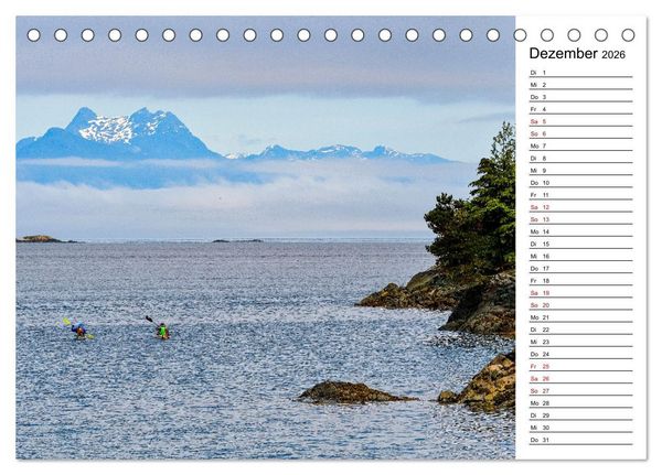 Produktbild: Vancouver Island - Perle im Kanadischen Westen (Tischkalender 2026 DIN A5 quer), CALVENDO Monatskalender