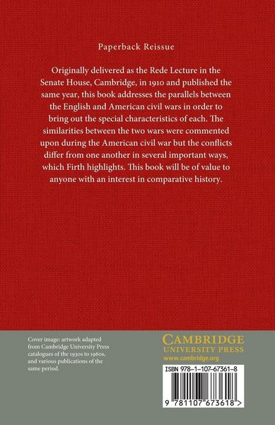 Produktbild: The Parallel Between the English and American Civil Wars