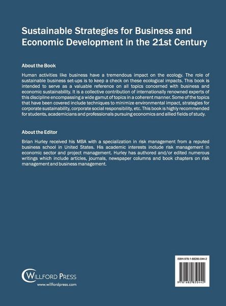 Produktbild: Sustainable Strategies for Business and Economic Development in the 21st Century