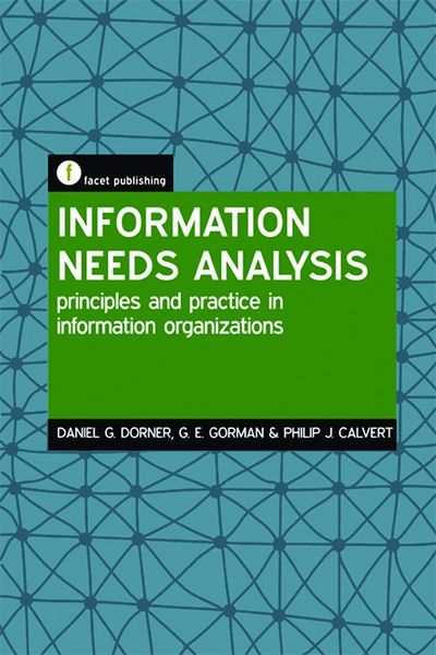 Produktbild: Information Needs Analysis