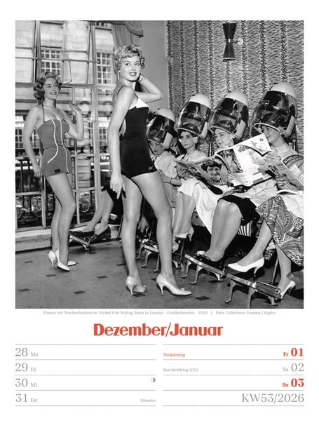 Produktbild: Die gute alte Zeit Wochenplaner Kalender 2027