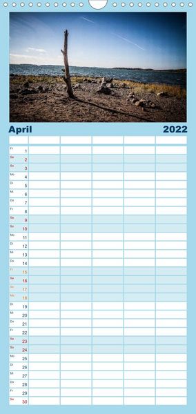Produktbild: Familienplaner S&uuml;dwestk&uuml;ste Finnland (Wandkalender 2022 , 21 cm x 45 cm, hoch)