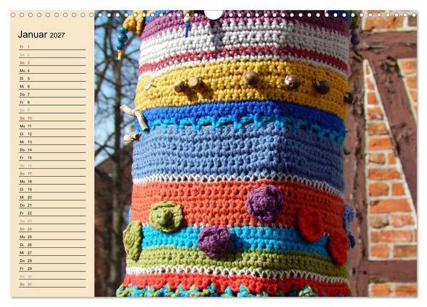 Produktbild: Urban Knitting L&uuml;neburg (Wandkalender 2027 DIN A3 quer), CALVENDO Monatskalender