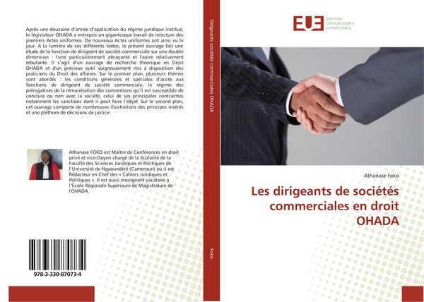 Produktbild: Les dirigeants de soci&eacute;t&eacute;s commerciales en droit OHADA