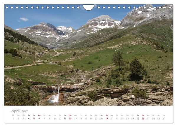 Produktbild: Traumlandschaften Spaniens - Pyren&auml;en 2026 (Wandkalender 2026 DIN A4 quer), CALVENDO Monatskalender
