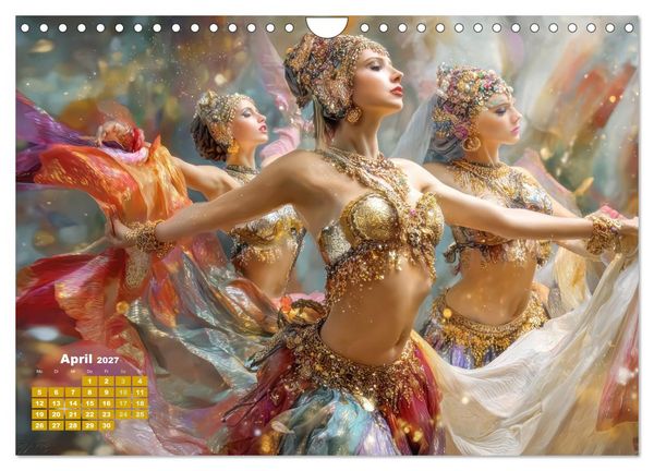 Produktbild: Der Zauber des Orients - Poetische Fantasiewerke (Wandkalender 2027 DIN A4 quer), CALVENDO Monatskalender