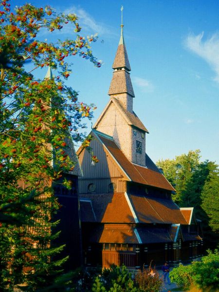 Produktbild: CALVENDO Puzzle Stabkirche Hahnenklee | 1000 Teile Lege-Gr&ouml;&szlig;e 64x48cm Foto-Puzzle f&uuml;r gl&uuml;ckliche Stunden