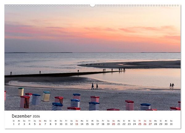 Produktbild: Borkum: Streifz&uuml;ge &uuml;ber die Nordseeinsel (hochwertiger Premium Wandkalender 2026 DIN A2 quer), Kunstdruck in Hochglanz