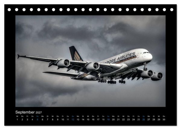 Produktbild: Faszination Luftfahrt (Tischkalender 2027 DIN A5 quer), CALVENDO Monatskalender