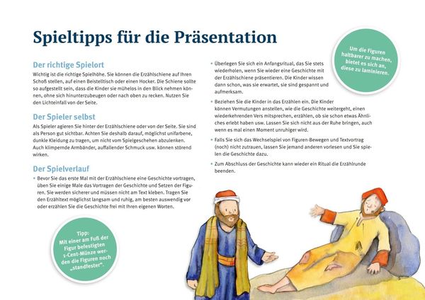 Produktbild: Der barmherzige Samariter. Erz&auml;hlschienen-Figurenset