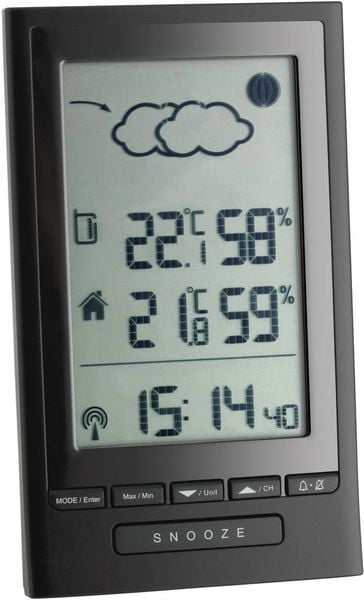 TFA Dostmann Modus Plus 351122 Funk-Wetterstation Vorhersage für 12 bis 24 Stunden Anzahl Sensoren max. 3