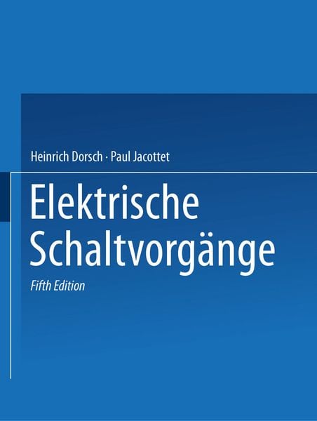 Rüdenberg Elektrische Schaltvorgänge, Taschenbuch von R. Rüdenberg, Springer Berlin, 9783642503344