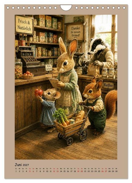 Produktbild: Das kleine Walddorf (Wandkalender 2027 DIN A4 hoch), CALVENDO Monatskalender