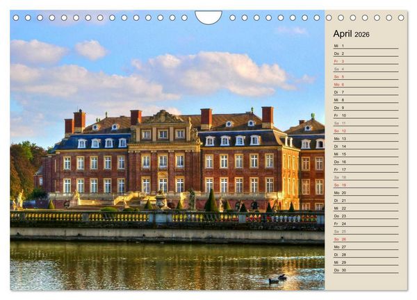 Produktbild: Burgen und Schl&ouml;sser im M&uuml;nsterland (Wandkalender 2026 DIN A4 quer), CALVENDO Monatskalender