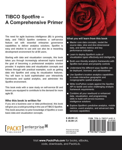 Produktbild: TIBCO Spotfire - A Comprehensive Primer