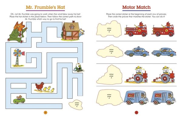Produktbild: Richard Scarry''s Big Busy Sticker & Activity Book