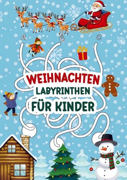 Produktbild: Labyrinthen f&uuml;r Kinder - Weihnachten!