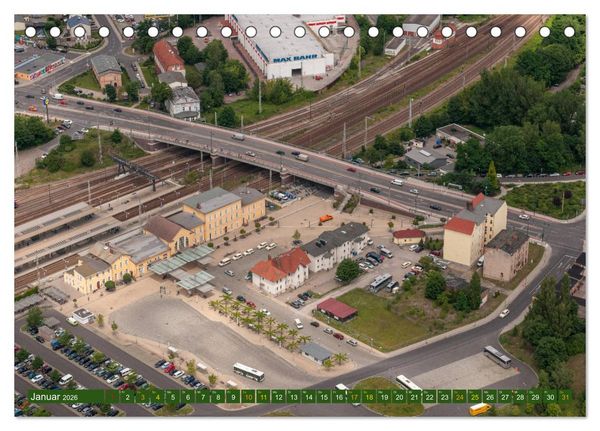 Produktbild: Eberswalde in Luftbildern (Tischkalender 2026 DIN A5 quer), CALVENDO Monatskalender