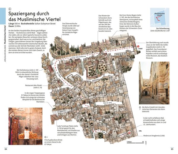 Produktbild: Vis-&agrave;-Vis Reisef&uuml;hrer Jerusalem, Israel, Westjordanland & Petra