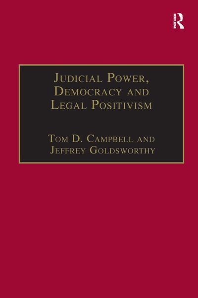 Produktbild: Judicial Power, Democracy and Legal Positivism