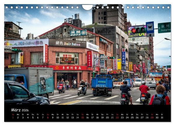 Produktbild: Taipeh, Metropole zwischen Tradition und Moderne. (Wandkalender 2026 DIN A4 quer), CALVENDO Monatskalender
