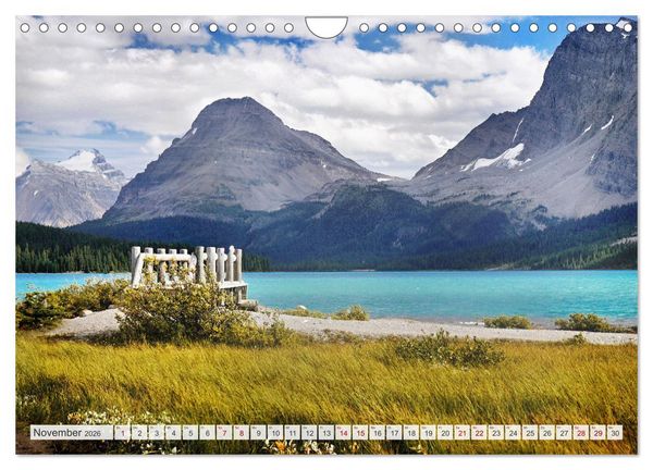 Produktbild: Kanada, Touristenziele in Alberta und British Columbia (Wandkalender 2026 DIN A4 quer), CALVENDO Monatskalender