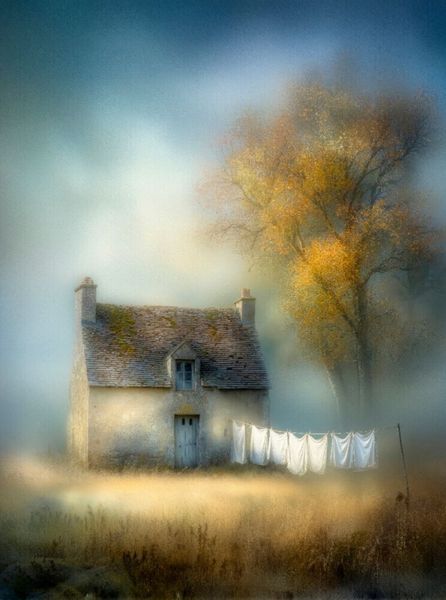 CALVENDO Puzzle Einsamkeit in Schönheit - ein Zuhause im Flüstern des Windes | 2000 Teile Lege-Größe 90x67cm Foto-Puzzle für glückliche Stunden,