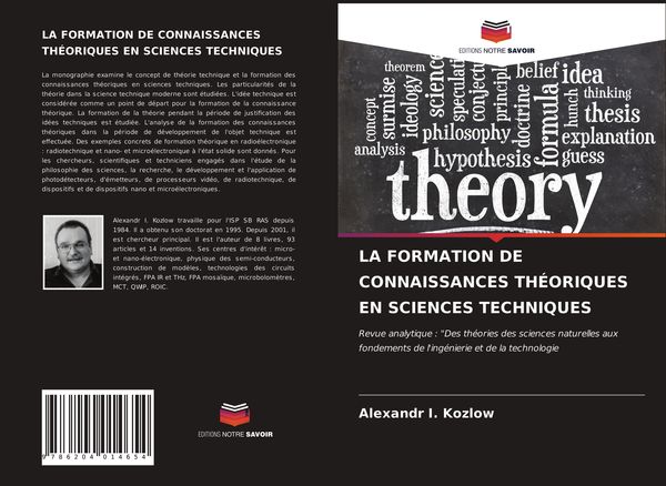 Produktbild: La Formation De Connaissances Th&eacute;oriques En Sciences Techniques