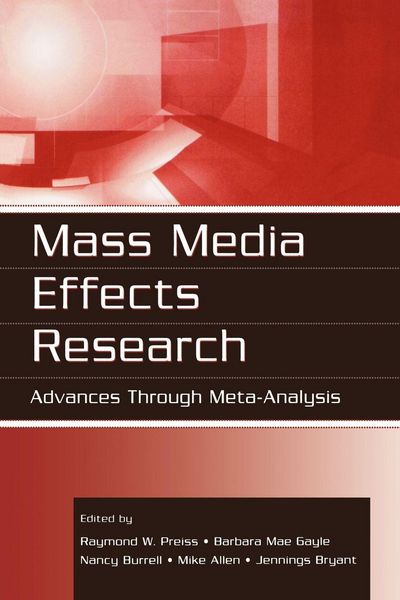 Produktbild: Mass Media Effects Research