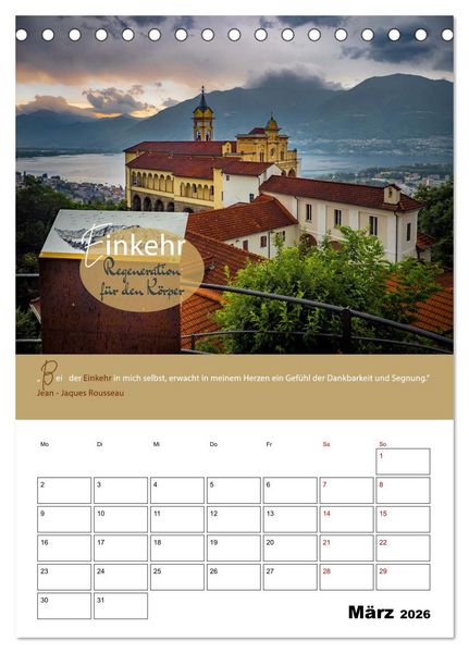Produktbild: Zitate Wegbegleiter, mit Spr&uuml;chen durch das Jahr by VogtArt (Tischkalender 2026 DIN A5 hoch), CALVENDO Monatskalender