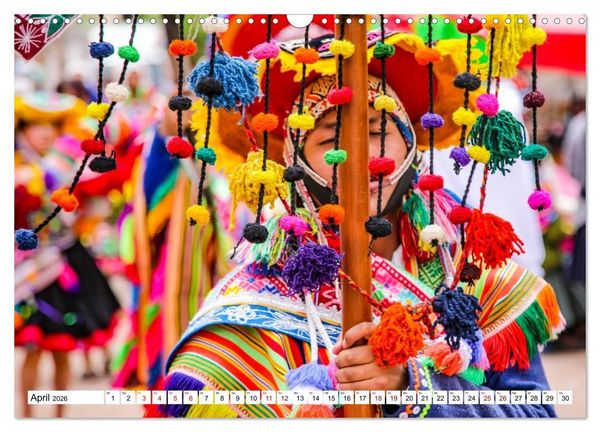 Produktbild: Traditionen und Feste im Hochland von Peru (Wandkalender 2026 DIN A3 quer), CALVENDO Monatskalender