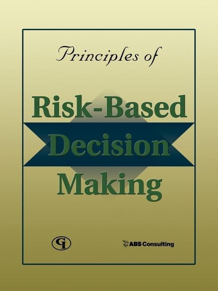 Produktbild: Principles of Risk-Based Decision Making