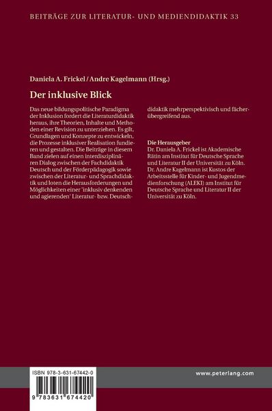 Produktbild: Der inklusive Blick